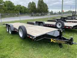 Kaufman FDWT-8K-22D -17000 GVWR Deluxe Wood Floor Tilt Equipment Trailer – 22 ft.