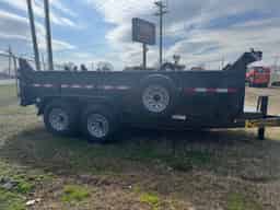 Kaufman FXSLP-7K-14D -15,000 GVWR Deluxe Heavy Duty Dump Trailer- 14 ft. x 80 in.