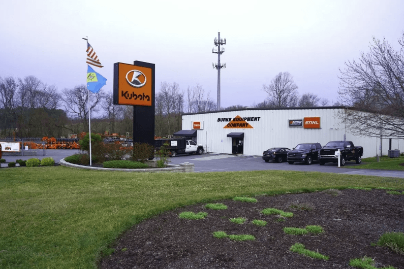 Storefront of Burke Equipment