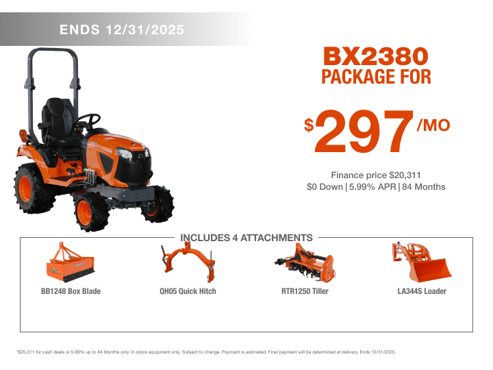 Kubota BX2380 Package