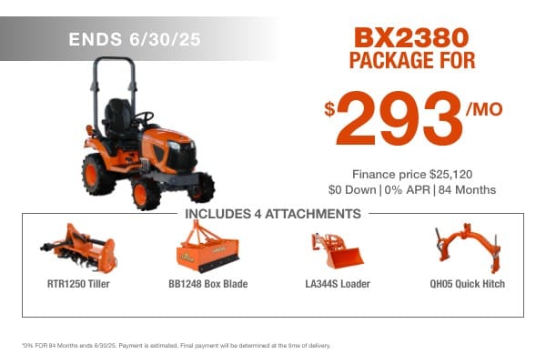 Kubota BX2380 Package