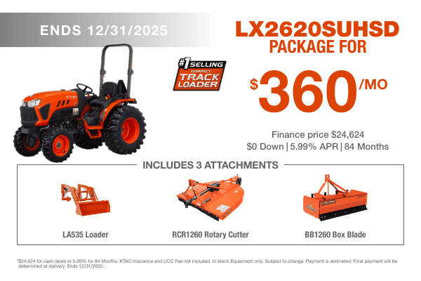 Kubota LX2620SUHSD Package