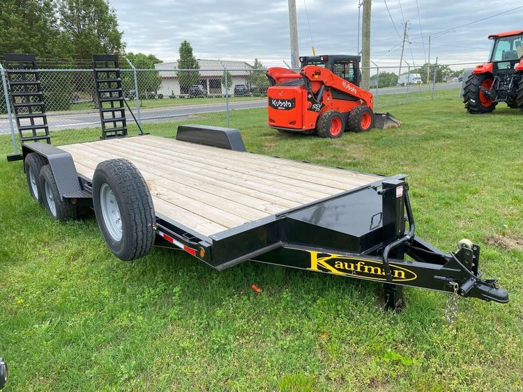 Kaufman FDW-7K-20D 20FT Equipment Trailer