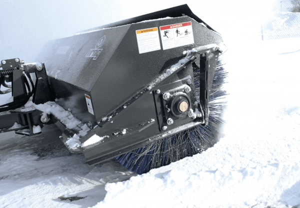 Close up shop of Boss sweepers