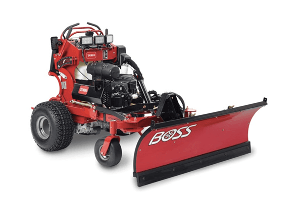 Boss snow plow on a Multiforce